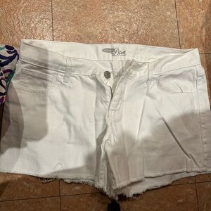 Old Navy Women's White Jean Shorts